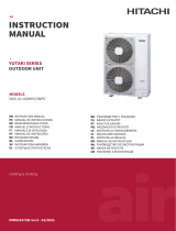 Hitachi RAS-(4-10)WH(V)NPE UTAKI Series Outdoor Unit Používateľská príručka