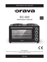 Orava EC-322 Mini Electric Oven Používateľská príručka