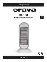 Orava HO-83 Halogen Heater Používateľská príručka