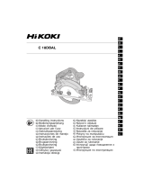 Hikoki C 18DBAL Brushless Circular Saw Používateľská príručka