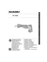 Hikoki CR 18DBL 18V Reciprocating Saw Používateľská príručka