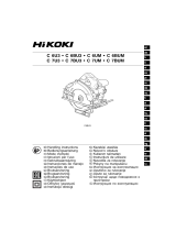 Hikoki C 6U3 Circular Saw Používateľská príručka
