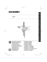 Hikoki D13 240v 13mm R Drill Používateľská príručka