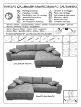 NOVA MAZUR DESIGN BK-MaxiRC Via Corner Sofa Používateľská príručka