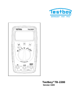 TESTBOY TB-2200 Používateľská príručka