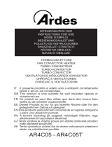Ardes AR4C05 Fan Convector Heater Používateľská príručka