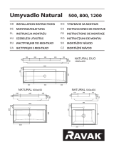 RAVAK Umyvadlo Natural 500 Používateľská príručka