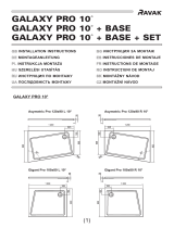 RAVAK Galaxy Pro 10 Používateľská príručka