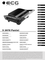 ECG S 2070 Panini Maker Používateľská príručka