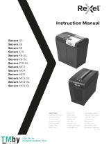 Rexel Secure X8 Používateľská príručka