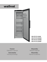 Vestfrost VR-FF372-2H0I Freezer Používateľská príručka