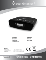 Soundmaster URD480SW Používateľská príručka