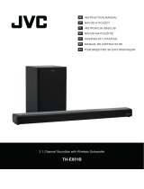 JVC TH-E851B Soundbar Používateľská príručka