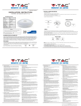 V TAC V-TAC VT-13 Infrared LED Sensor Lamp Používateľská príručka