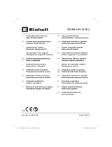 EINHELL TE-AG 18/115 Q Li Cordless Angle Grinder Používateľská príručka