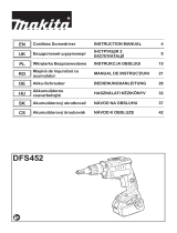 Makita DFS452 Používateľská príručka