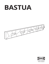 IKEA BASTUA AA-2355190-1 Rack Používateľská príručka