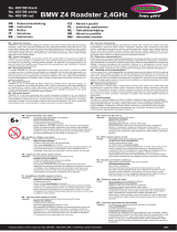 Jamara 405188 BMW Z4 Roadster 2.4GHz RC Car Používateľská príručka