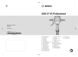 Bosch GSH 27 VC Používateľská príručka