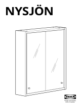 IKEA NYSJÖN Mirror Cabinet Používateľská príručka