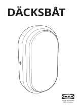 IKEA DÄCKSBÅT LED Wall Lamp Používateľská príručka