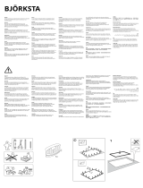 IKEA BJORKSTA Používateľská príručka