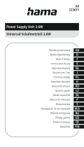 Hama 00223611 Používateľská príručka