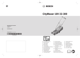 Bosch CityMower 18V-32-300 Používateľská príručka