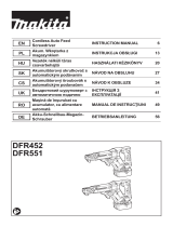 Makita DFR452 Používateľská príručka