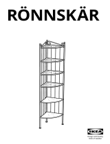 IKEA RÖNNSKÄR Corner Shelf Unit Používateľská príručka