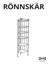 IKEA RÖNNSKÄR Corner Shelf Unit Používateľská príručka