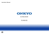 ONKYO TX-NR6100 Používateľská príručka