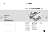 Bosch GTS 10 XC Používateľská príručka