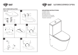 SAT RE031RREXVPSN Floor-Mounted Rimless Monobloc Toilet Bowl Používateľská príručka