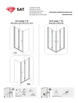 Siko K90 Shower Door 90 cm SAT SK Používateľská príručka