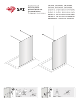 Siko I80MR SAT Walk-In Shower Curtain Používateľská príručka