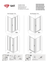 Siko TENATEXD100 Side Screen For The Shower Door Používateľská príručka