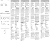 Sony MDR-MV1 Používateľská príručka