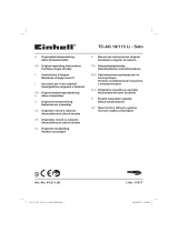 EINHELL TC-AG 18/115 Li – Solo Cordless Angle Grinder Používateľská príručka