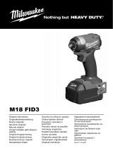 Milwaukee M18 FID3-0X Používateľská príručka