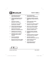 EINHELL TE-HV 18-06 Li Používateľská príručka