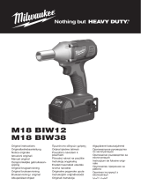 Milwaukee M18 BIW38 Používateľská príručka