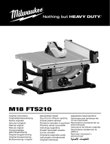 Milwaukee M18 FTS210 Používateľská príručka