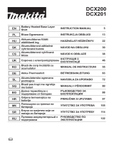 Makita DCX200 Používateľská príručka