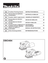 Makita DBO484 Používateľská príručka