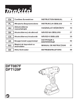 Makita DFT087F Používateľská príručka