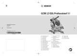 Bosch GCM 12 GDL Používateľská príručka