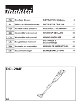 Makita DCL284F Používateľská príručka