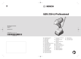 Bosch GDS 250-LI Používateľská príručka