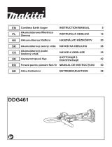 Makita DDG461 Používateľská príručka